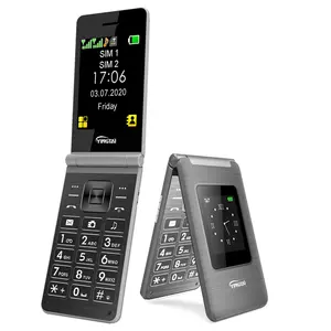 هاتف مزدوج الشريحة قابل للطي, شاشة 2.8 بوصة عالية الجودة ثنائي الشريحة قابل للطي