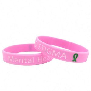 Pulsera de Silicona para la Salud Mental SIN STIGMA, Personalizable con Logotipo e Información - Product Image 4