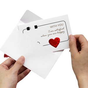 Biglietto d'Auguri 3D Creativo ed Ecologico in Carta per San Valentino, Festa di Metà Autunno, Festa degli <span class=keywords><strong>Insegnanti</strong></span> e Compleanni - Verniciatura UV - Product Image 6