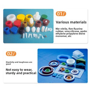 Pièces en silicone personnalisées, pièces de formes spéciales, joints, ensembles de touches, bagues d'étanchéité, caoutchouc silicone sur mesure - Product Image 4