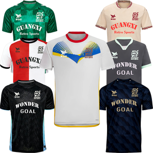 Maglia da Calcio Retrò della Squadra Nazionale, Nuova Stagione 25-26, 100% Poliestere Traspirante ad Asciugatura Rapida, Manica Corta - Product Image 1