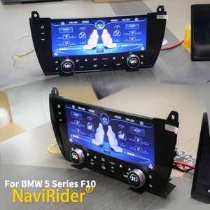หน้าจอแอร์ NAVIRIDER สำหรับรถยนต์ BMW ซีรีส์ 5 รุ่น F10/F11/F18 ปี 2010-2016 จอ LCD ควบคุมแอร์ด้วยเสียง พร้อมระบบสัมผัส ความละเอียด 1920x720 ระบบปฏิบัติการ Linux - Product Image 1