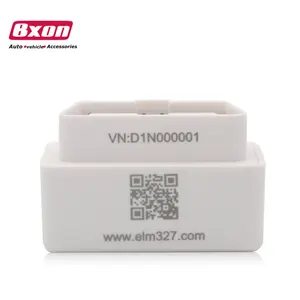 更便宜的新V01B4 ELM327 V1.5 OBD2代码阅读器诊断工具OBDII扫描仪支持Android和IOS带有QR代码