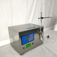 Machine de remplissage de liquides numérique semi-automatique de bureau - Moteur robuste contrôlé par PLC pour verres de boissons, précision de 0,5 %