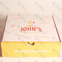 Boîtes à pizza ondulées de qualité alimentaire en gros, prix d'usine, conception personnalisée, écologiques, recyclables, durables, jetables, pour sucre et nouilles