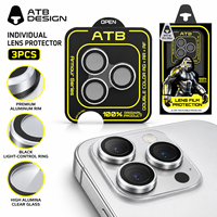 Protection d'objectif photo intégrée ATB AR AF en verre haute alumine anti-reflet pour iPhone 18 Pro Max 17 Pro Max 17 Pro