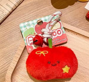 Charm poupée <span class=keywords><strong>pomme</strong></span> en peluche Kawaii-Accent de sac à dos mignon et copain de mode girly - Product Image 4