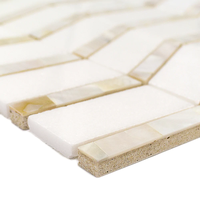 Carrelage en mosaïque de marbre de style moderne, forme irrégulière, couleurs mélangées, surface polie, épaisseur 8 mm, design parquet, cuisine, salle de bain, hôtel