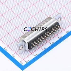 DS1034-25MBNSiSS D-Sub/VGA Connector Through hole Component (THT) Connector Standard D-Sub Male 25P Through Hole - Product Image 2