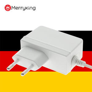 Блок питания <span class=keywords><strong>AC</strong></span>/<span class=keywords><strong>DC</strong></span> с сертификатами CE и GS, 5В-24В, 0.5А-6А, огнестойкие настенные адаптеры с вилкой для подключения - Product Image 1