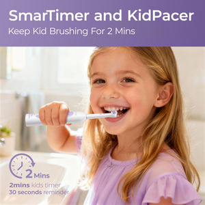 Batterij Aangedreven Roterende Elektrische Tandenborstel Met Zachte Haren Geavanceerde Reiniging Voor Volwassenen En Kinderen - Product Image 3