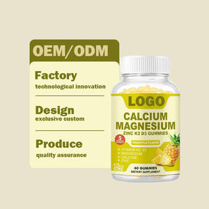 Oem/Odm Calciumsupplement Zachte Gummies Voor Mannen En Vrouwen Vitamine D3 Verbeterde Osteoporose Ondersteunen Vitamines - Product Image 1