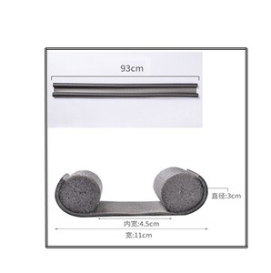 K1034 Bande d'étanchéité flexible insonorisante pour bas de porte, bande d'étanchéité flexible anti-poussière pour fenêtre, bande de réduction du bruit, joint de porte - Product Image 6