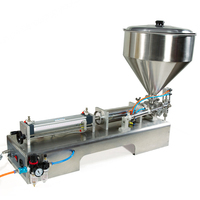 Machine de remplissage pneumatique semi-automatique pour la fabrication de crèmes, gels, lotions et produits de beauté
