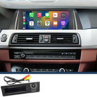 Système d'affichage multimédia sans fil CarPlay Android Auto pour tableau de bord BMW F11 F10, radio Linux, GPS, lecteur CD, caméra de recul