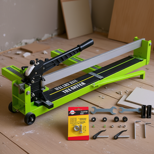 Coupe-carreaux manuel 31,5 pouces, épaisseur de coupe 1,4 pouce, cadre tout acier, qualité industrielle, outil de rénovation domestique - Product Image 2