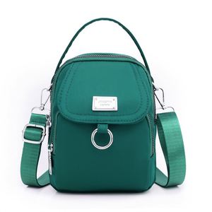 <b>Nylon</b> Zipper Closure Casual <b>Shoulder</b> <b>Bag</b> Mini Crossbody Handbag for Women - Product Image 1