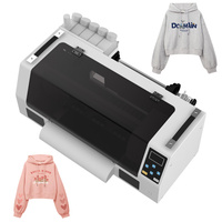 Obral besar A3 pencetak Dtf dengan Xp600 Printhead Dtf pencetak Film Transfer 33cm kaus otomatis mesin cetak DTF