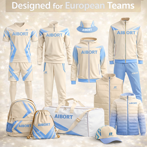 Tenue d'entraînement de football professionnelle Aolan : Ensemble personnalisé avec sac à dos, veste et pantalon pour équipe de soccer, antibactérien et à séchage rapide - Product Image 1