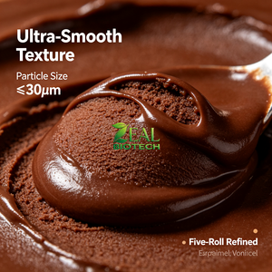 Pâte <span class=keywords><strong>à</strong></span> tartiner au chocolat ZEAL Premium |   Beurre <span class=keywords><strong>de</strong></span> Cacao Pur Noisette Faible en Sucre Bio pour Pâtisserie, Tartinage et Boissons, Vente en Gros Industrielle 24 - Product Image 2