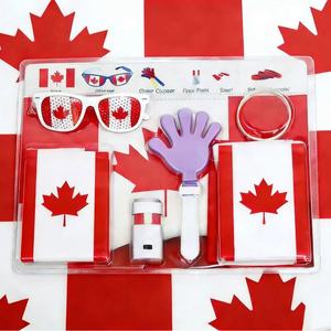 2026 pour USA Canada Mexique Argentine Football Enfants Juniors Ensemble de supporters Drapeau Lunettes Claquettes Couleurs pour le visage Cheerleading - Product Image 5