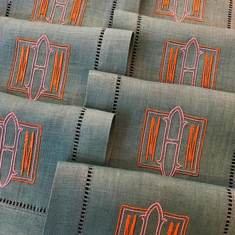 Embroidered