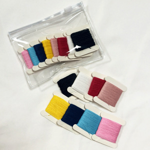 Nhiều màu Polyester may chủ đề cuộn, 6/8/10 màu sắc tùy chọn, cho nhà may DIY may - Product Image 4