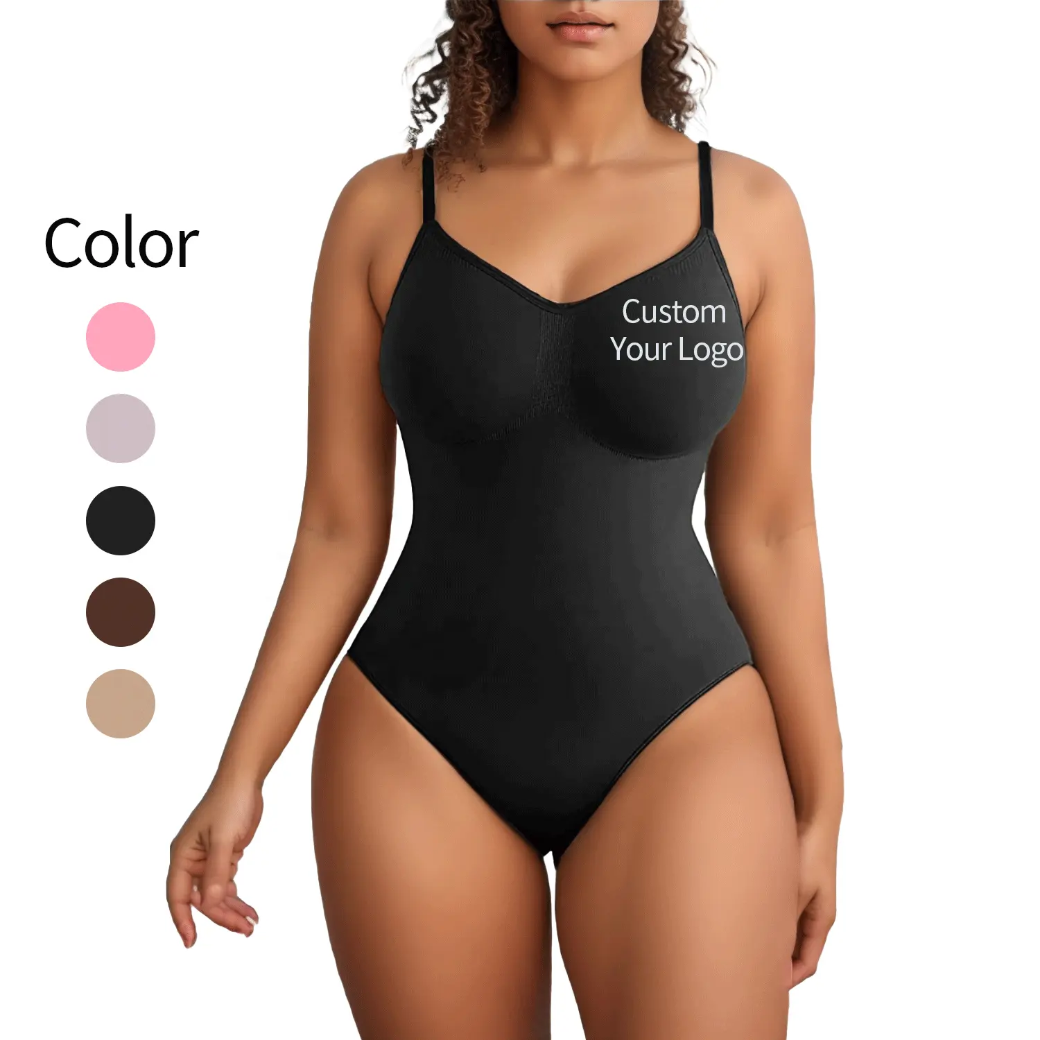 C6301 Bodysuit untuk wanita pembentuk kontrol perut pakaian pembentuk tubuh tanpa kelim