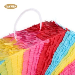 YACHEN – jouets <span class=keywords><strong>de</strong></span> <span class=keywords><strong>Pinata</strong></span> arc-en-ciel colorés pour enfants, vente en gros, décorations <span class=keywords><strong>de</strong></span> fête d'anniversaire, petits Pinatas - Product Image 4