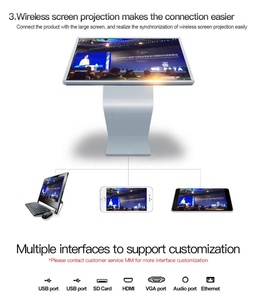 Máquina de Consultas de <span class=keywords><strong>Autoservicio</strong></span> de 43 Pulgadas Tipo K, Horizontal, Todo en Uno, con Impresora, Pantalla Táctil LCD, Señalización Digital - Product Image 4