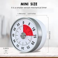 Ticktime Penghitung Waktu Mundur Visual Dapur Magnetik 60 Menit untuk Memasak Memasak Memasak
