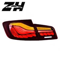 Feux arrière LED 35W rouges, design écaille de dragon, clignotants séquentiels dynamiques, 12V, pour BMW Série 5 F10/F18 (2011-2017), nouvelle version, installation/upgrade