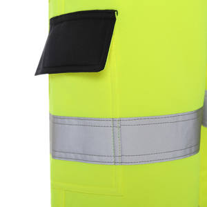 保暖羊毛高可见反光3级安全裤慢跑者修身健身安全裤带口袋 - Product Image 6