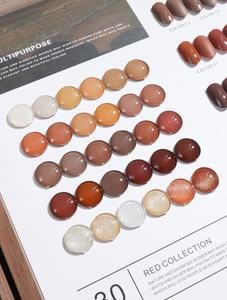 2025 nuevo Maillard caramelo hierro marrón Otoño Invierno Mocha leche café 30 colores Gel esmalte de uñas francés LED especial para tiendas de uñas - Product Image 4