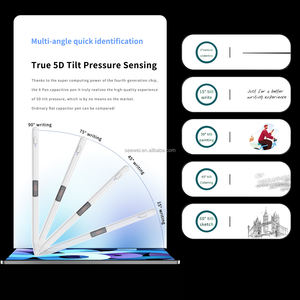 ปากกาสไตลัส,สำหรับ Ipad ระบบดูดซับแม่เหล็กไร้สายชาร์จปาล์มปฏิเสธฟังก์ชั่นเอียง All In <span class=keywords><strong>Xpen</strong></span> - Product Image 4