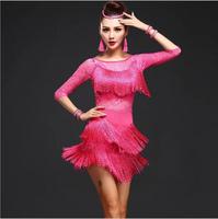 Robe de danse à franges pour adultes, vêtement en soie, avec des franges, style indien, nouveauté