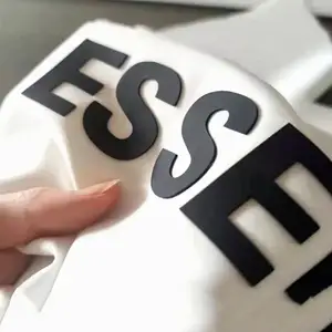 Индивидуальная моющаяся термопереводная Этикетка из ПВХ-силикона, утюжок на одежде, 3D-печать, фирменная этикетка с логотипом для футболки, шляпы, одежды