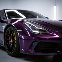 Protector de Pintura para Auto Anti-Amarilleo, Vinilo para Auto Color Morado Claro, Vinilo Personalizado para Protección de Pintura