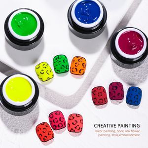 JTING Gel de Pintura Fluorescente Creativo de 9 Colores, Popular, Marca Privada, Pintura de Uñas UV, ODM/OEM Personalizado - Product Image 3