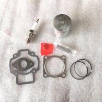 Haut de gamme 70cc47mm Piaggio Typhoon50 2T Kit de bloc de cylindre de course à gros alésage tête pour moteurs de moto Gilera Italjet Xr 50cc 2T