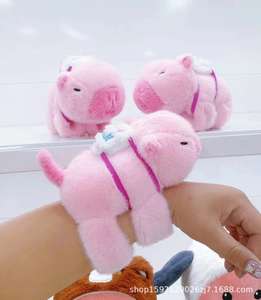 Kapibala 8-Inch tek sınır ötesi bebek yabancı ayı Capybara dolması hayvan oyuncak parti toptan kullanılabilirliği için - Product Image 5