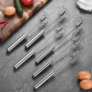 Vente chaude Gadget De <span class=keywords><strong>Cuisine</strong></span> Outil De Cuisson En Acier Inoxydable Main Semi-automatique <span class=keywords><strong>cuisine</strong></span> <span class=keywords><strong>fouet</strong></span> tenu Mélangeur Batteur À Oeufs <span class=keywords><strong>Fouet</strong></span> Mélangeur - Product Image 6