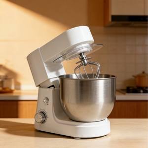 Batidora de Pedestal KitchenAid de 5L con Diseño de Cabezal Inclinable, Batidora Eléctrica para Uso Doméstico y Comercial, Color Blanco, Estándar Europeo - Product Image 1