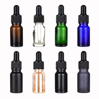 Flacon compte-gouttes en verre ambré 5/10 ml, flacon en verre effet brisé 30 ml, contenant d'huile essentielle 50 ml, flacons de parfum avec impression de logo WN2308191