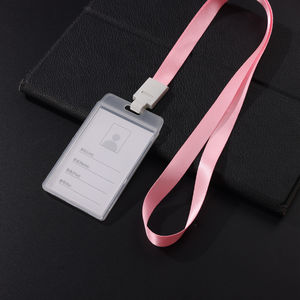 Пользовательский прозрачный ПВХ держатель для удостоверения личности водонепроницаемый мягкий прозрачный виниловый держатель для билетных бейджей аксессуар - Product Image 1