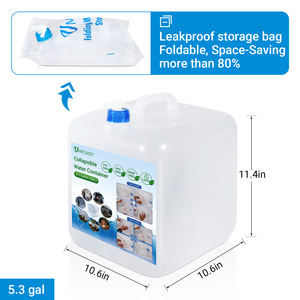 Seau pliable en LDPE de camp en plein air de qualité <span class=keywords><strong>alimentaire</strong></span> Offre Spéciale sac à eau pliant <span class=keywords><strong>jerrican</strong></span> Cubitainer - Product Image 5