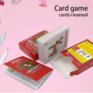 Servicios Personalizados Productos a Medida Navidad Paprty Super Fácil Nivel Vocabulario Construcción Niños Memoria Inglés <span class=keywords><strong>Juego</strong></span> de Cartas - Product Image 3