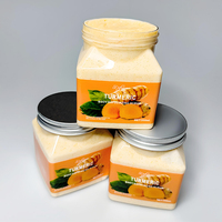 Vente en gros de marque privée personnalisée exfoliant visage au curcuma soins du corps gommage corporel soins de la peau visage gommage exfoliant blanchissant