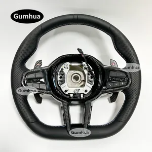 Volante Deportivo CS de Cuero Nappa para X3 G01 X4 G20 G30 G31 G32 G02 G82 G42 G21 G14 M2 G87 M3 G80 M4 G G01, Accesorios para Automóviles - Product Image 1