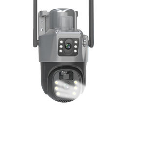 4MP PIR Human Detection Dual Lens Screen Lower Power Outdoor <b>Security</b> IP WIFI Wireless PTZ Camera 4G Solar Panel - Product Image 4